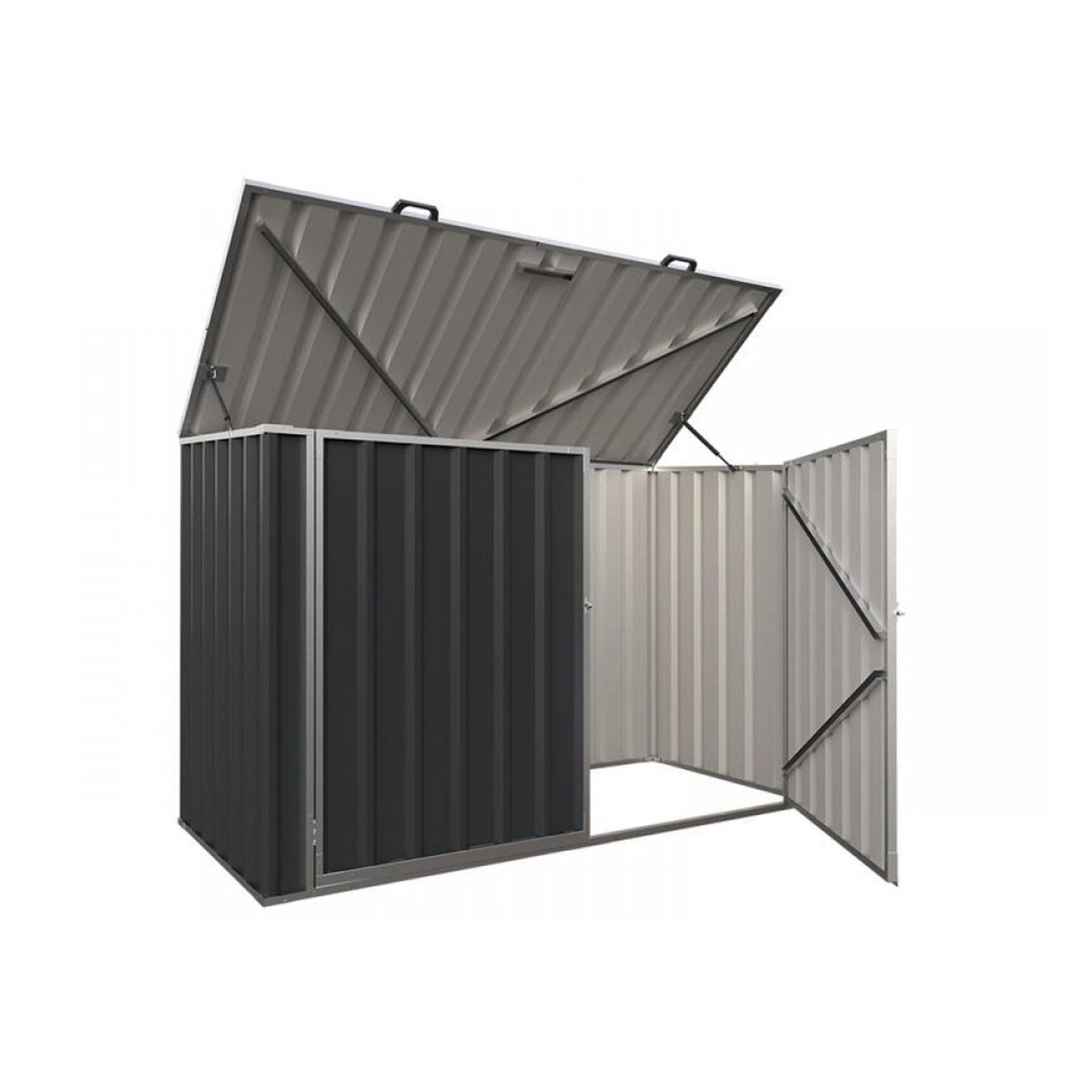 Garden Sheds Grey | YH-ST20094-H128-F-V-AKL gallery detail image