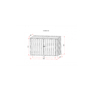 Garden Sheds Grey | YH-ST20094-H128-F-V-AKL gallery detail image