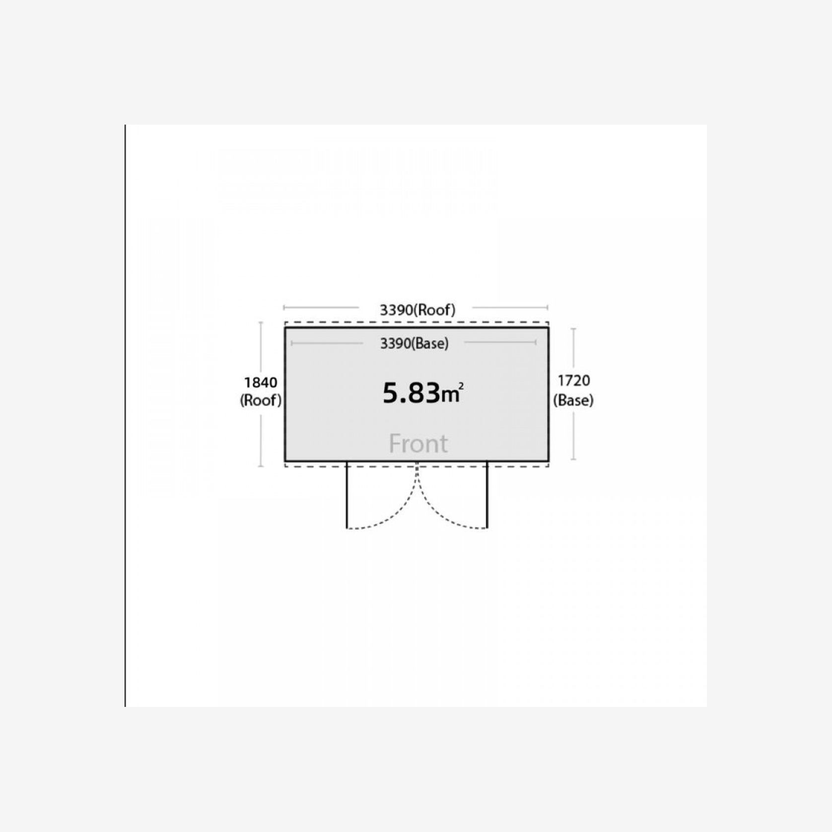 Garden Sheds Grey | YH-G2H0808I-AKL gallery detail image