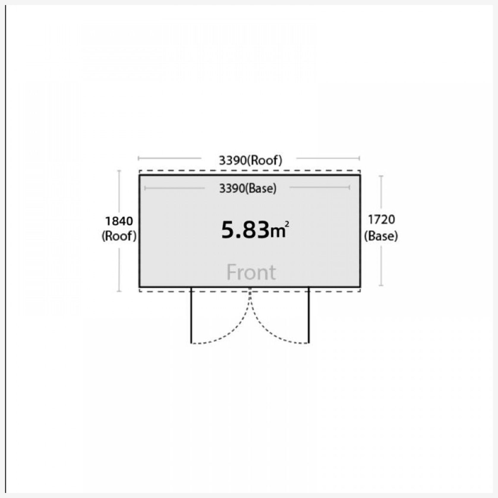 Garden Sheds Grey | YH-F2H1106I-AKL gallery detail image