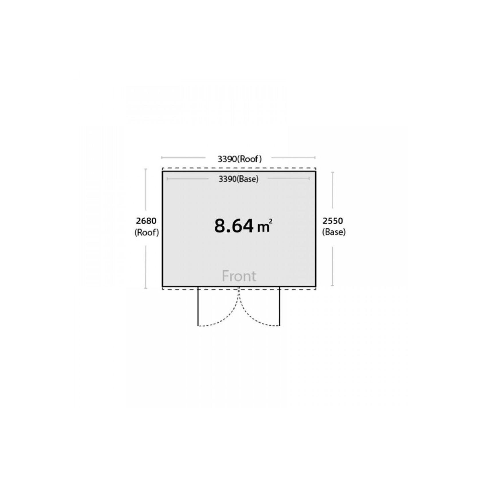Garden Sheds Grey | YH-G2H1108I-AKL gallery detail image