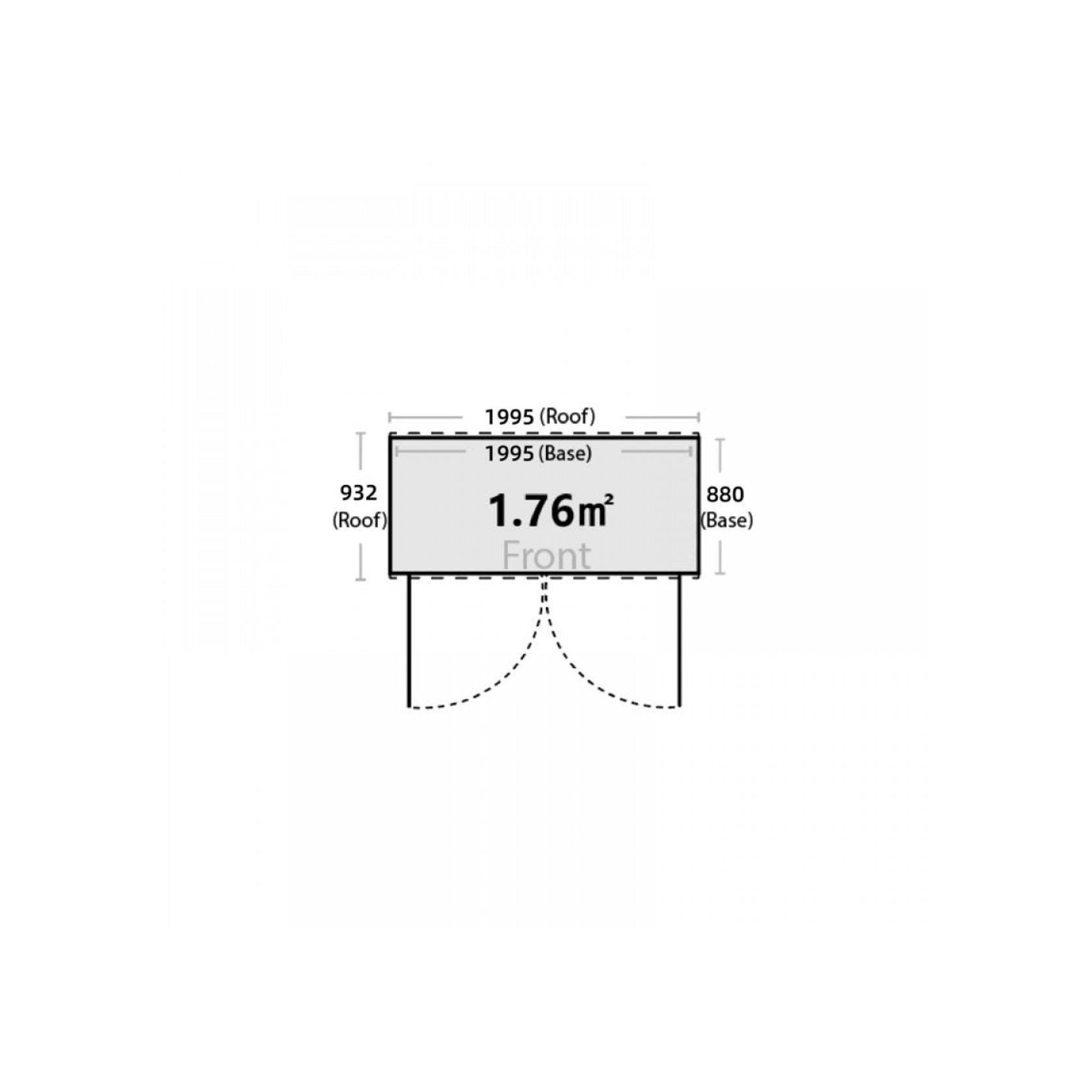 Garden Sheds Grey | YH-ST20094-H128-F-V-AKL gallery detail image