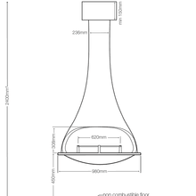 JC Bordelet Tatiana 997 - Suspended Wood Fireplace gallery detail image