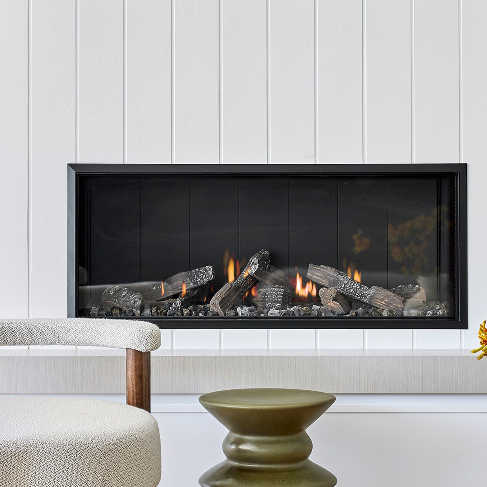 Escea DS1150 High Output Frameless Gas Fireplace gallery detail image