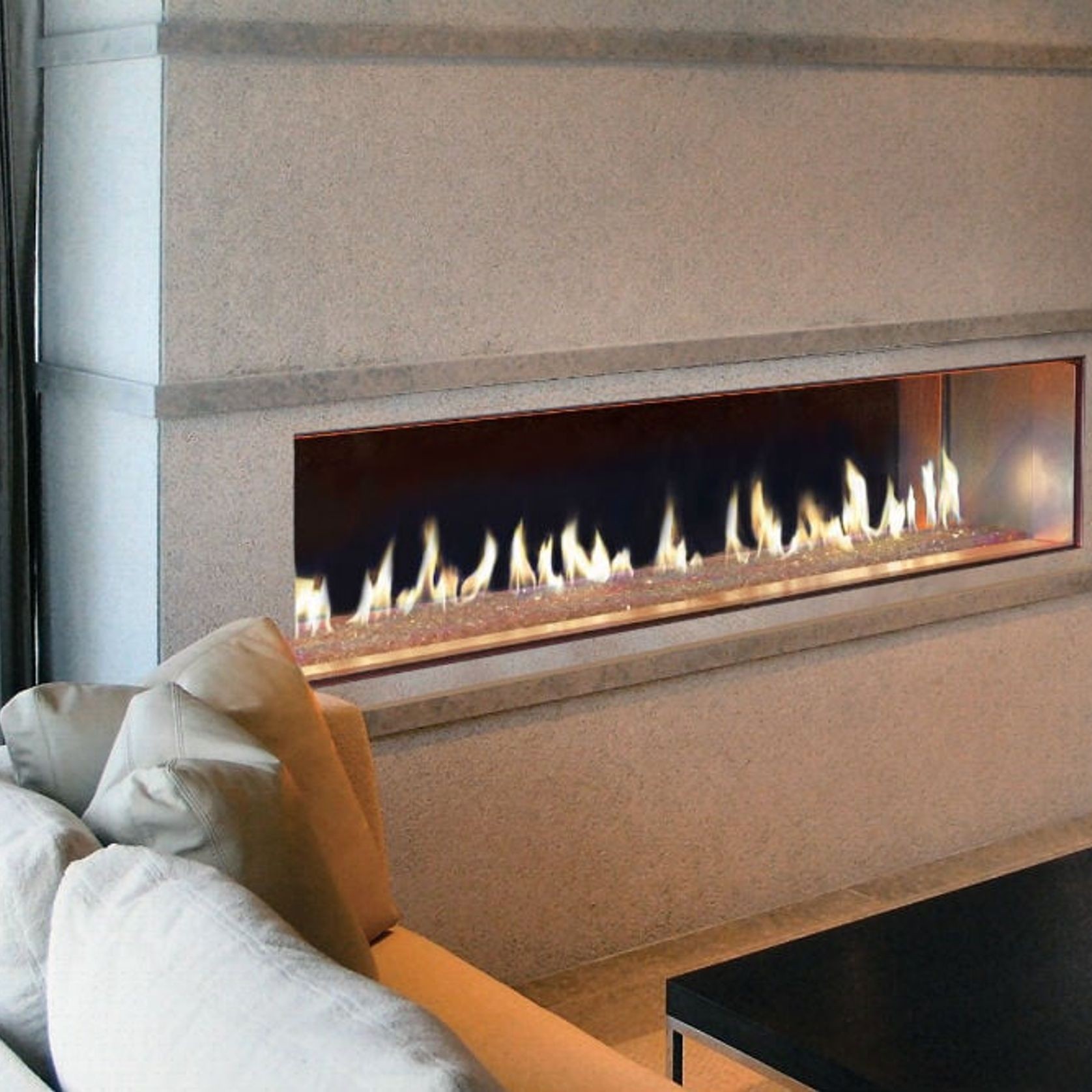 Davinci Single Sided Gas Fireplace gallery detail image