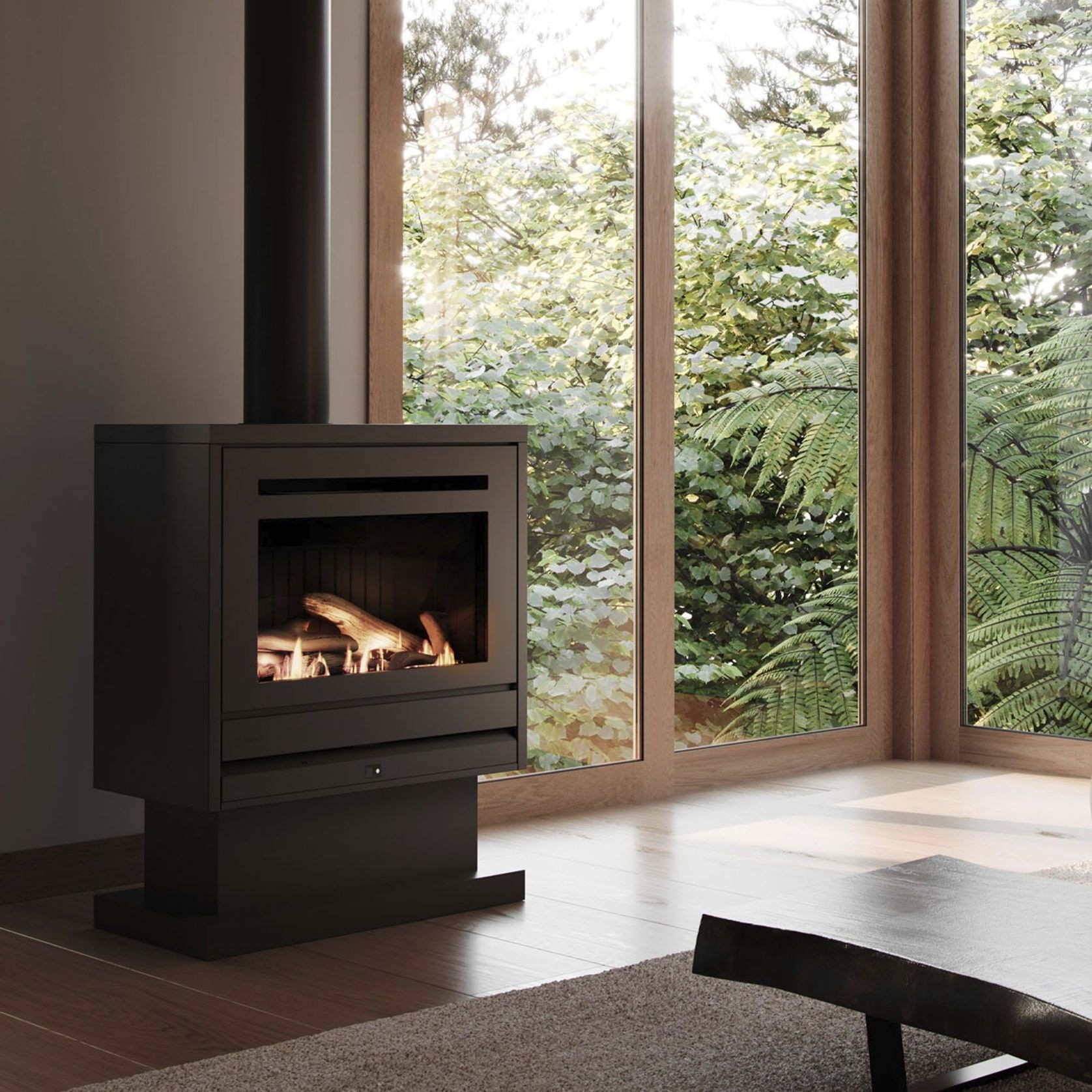 Rinnai Novo Freestander Gas Fireplace gallery detail image