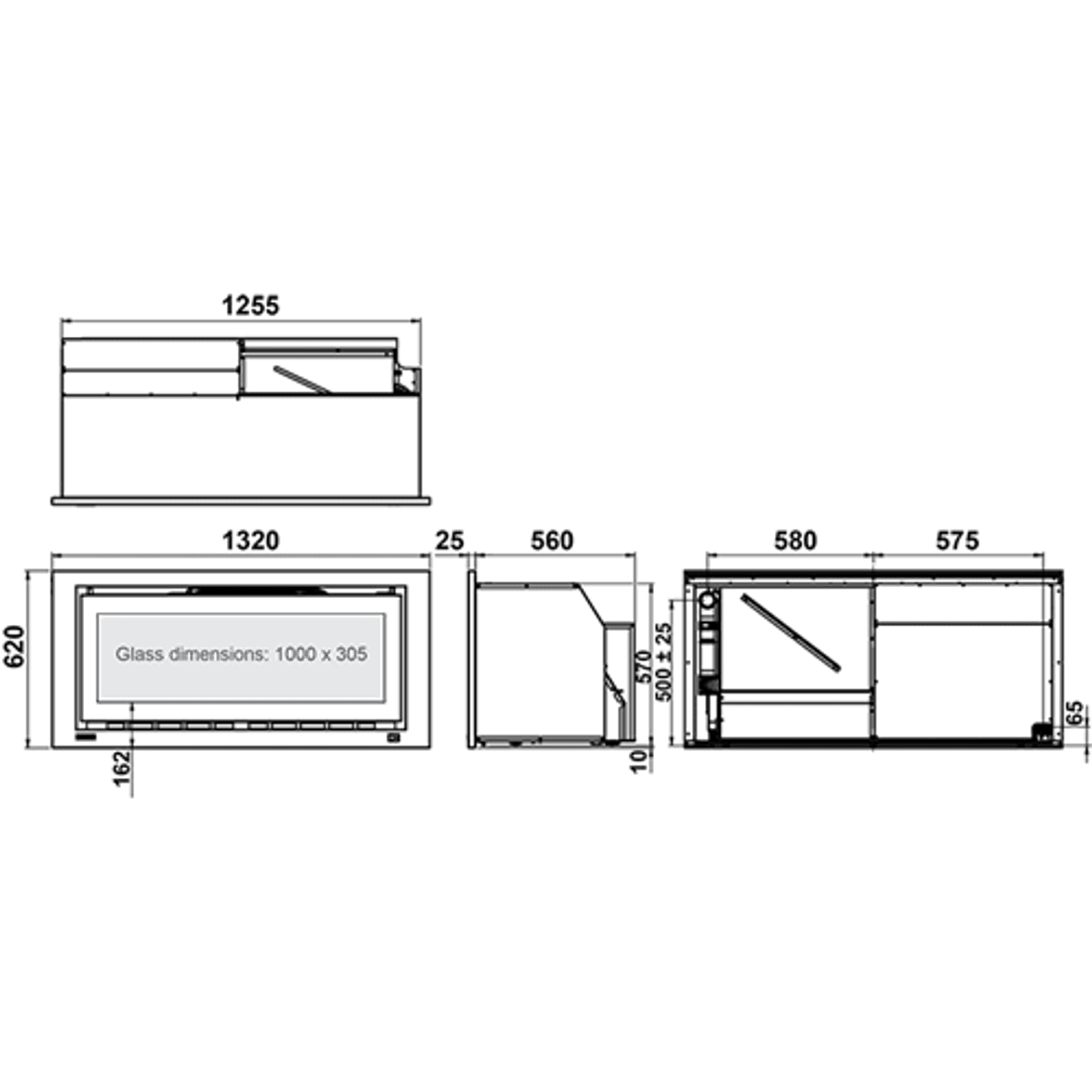 Rinnai Evolve 1253 Plus Inbuilt Gas Fireplace gallery detail image