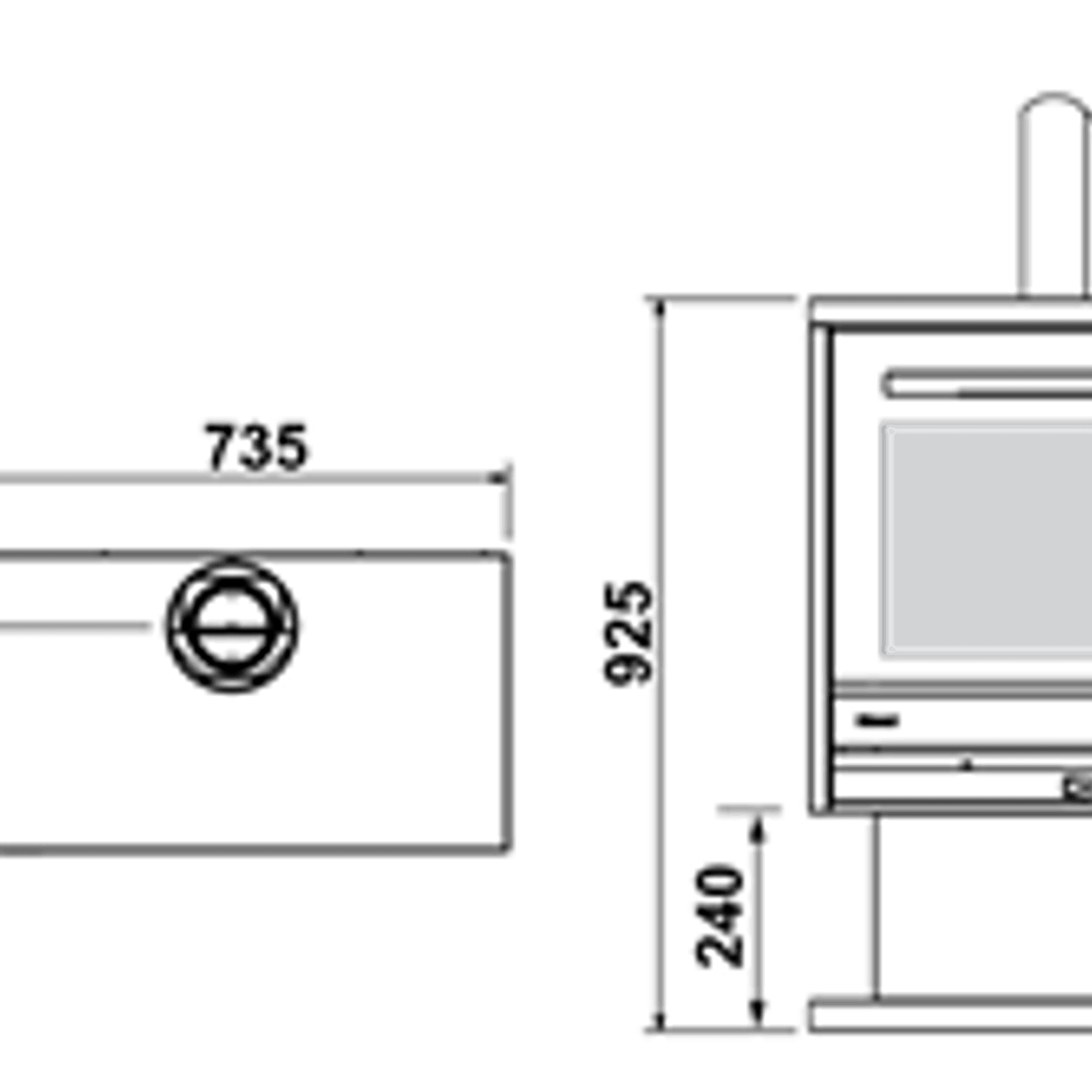 Rinnai Novo Freestander Gas Fireplace gallery detail image
