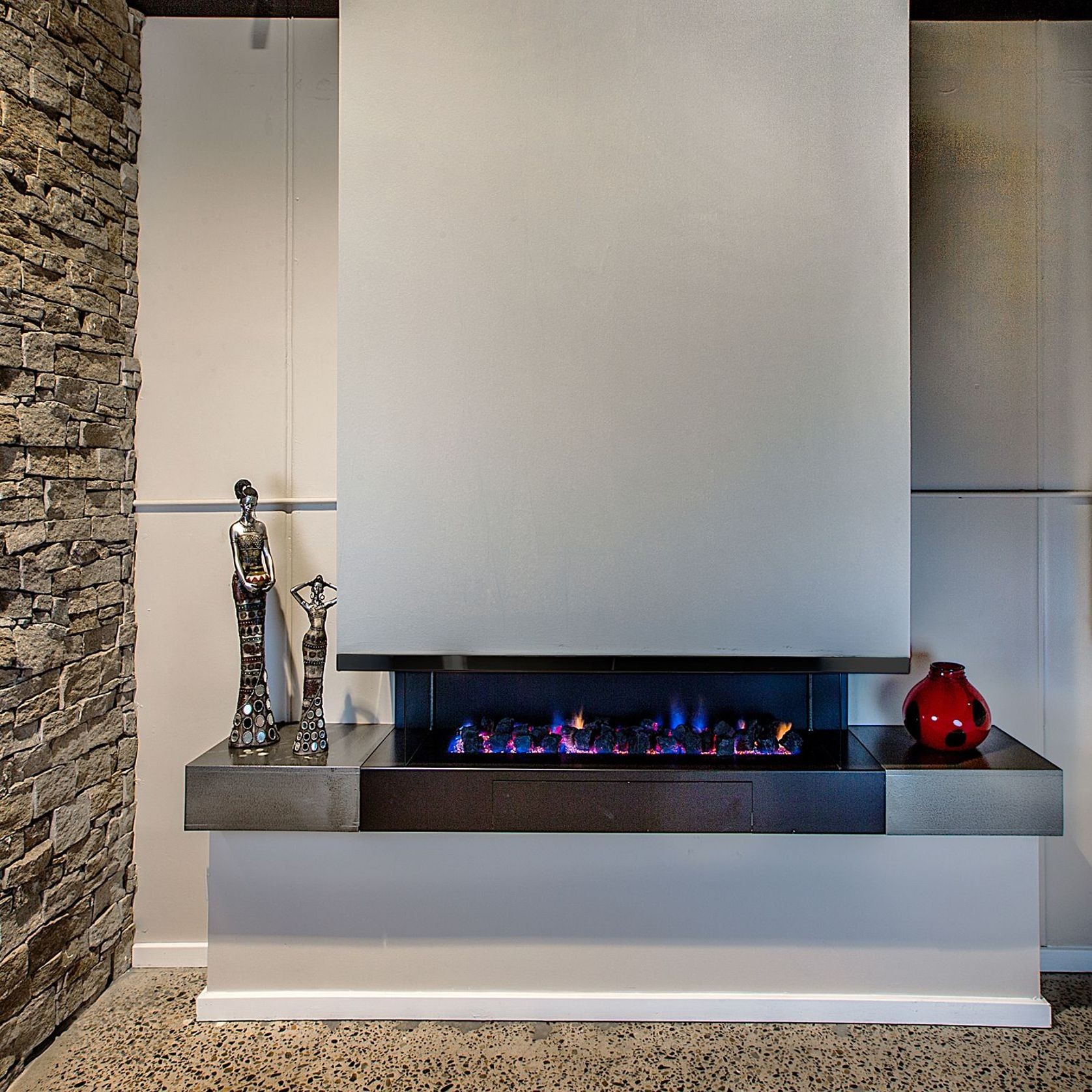 Horizon Cantilever Gas Fireplace ArchiPro AU