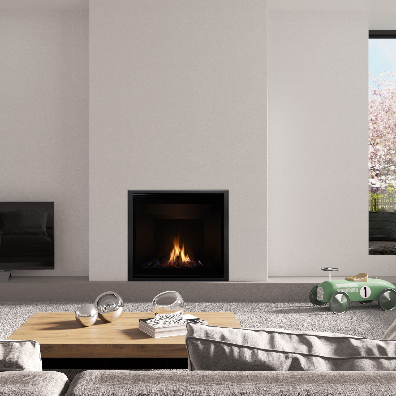 Escea DF990 High Output Gas Fireplace gallery detail image