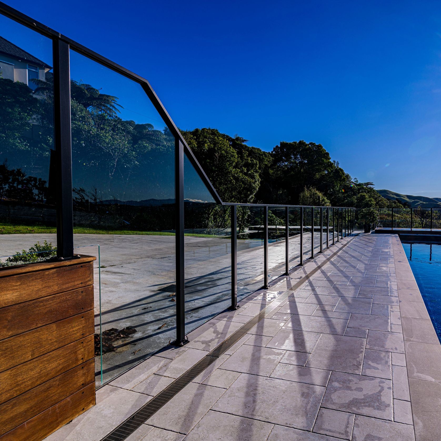 Siena Framed Glass Balustrades gallery detail image