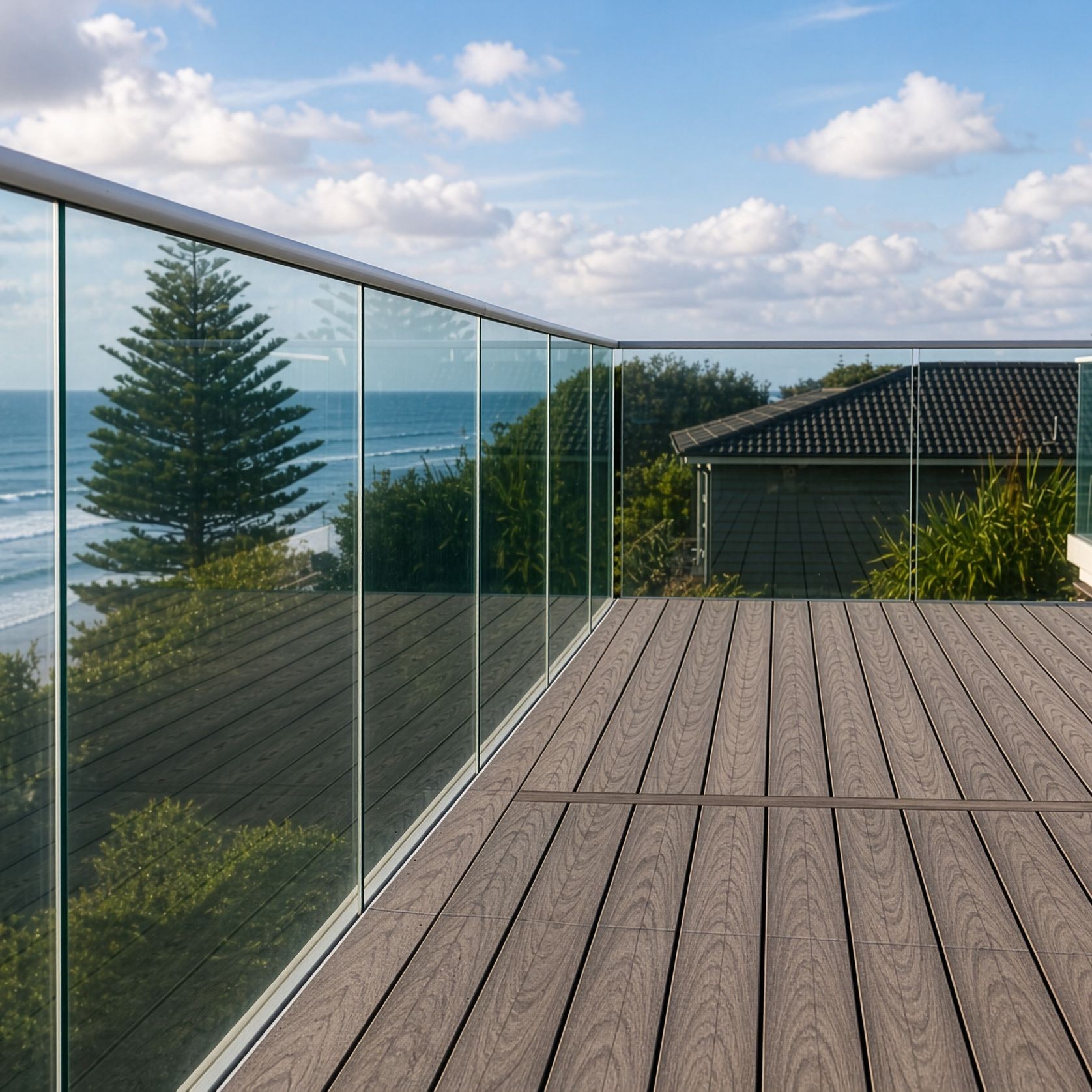 Panorama Frameless Glass Balustrade gallery detail image