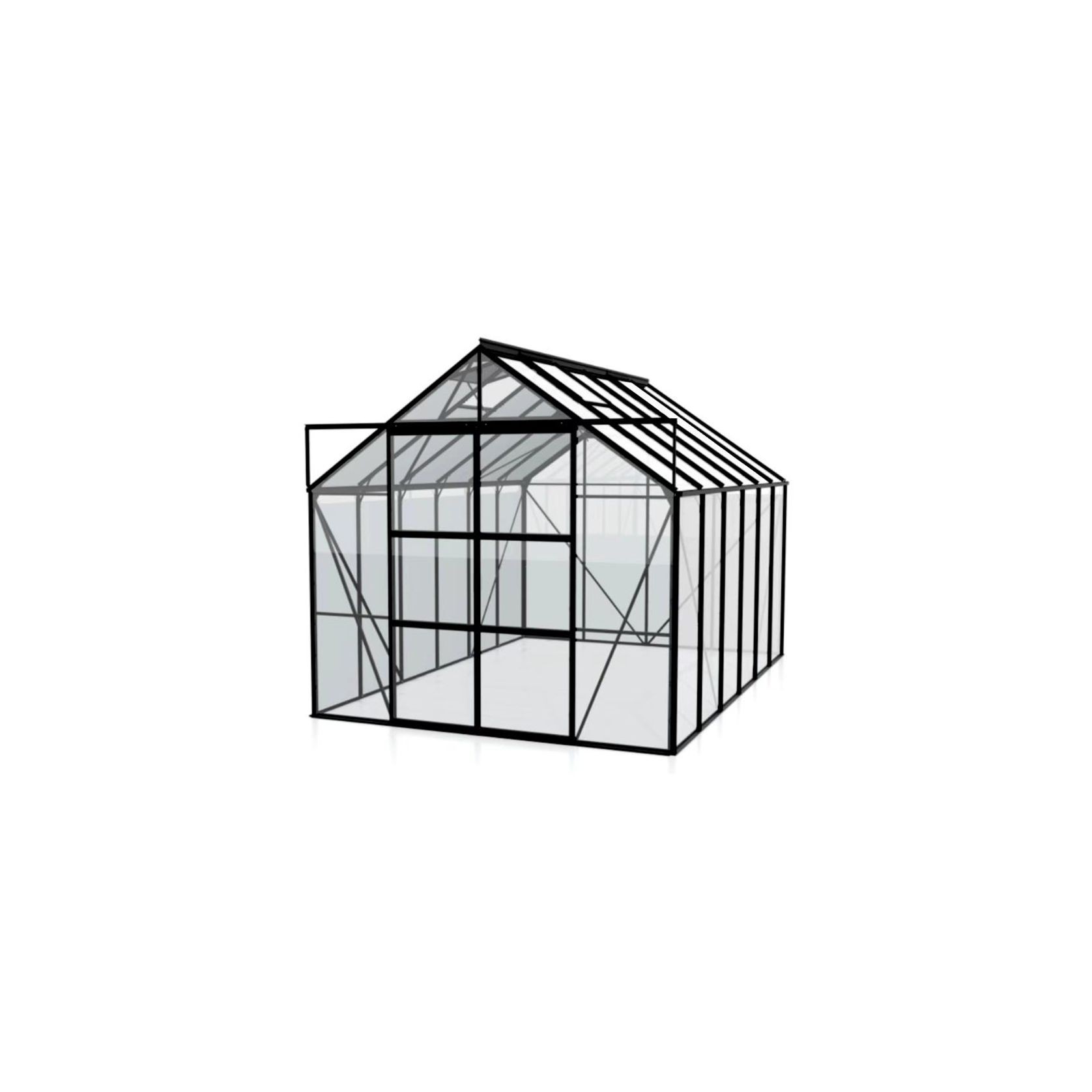 Glasshouse 4mm Toughened Glass 2570 x 3830 x 2320mm gallery detail image