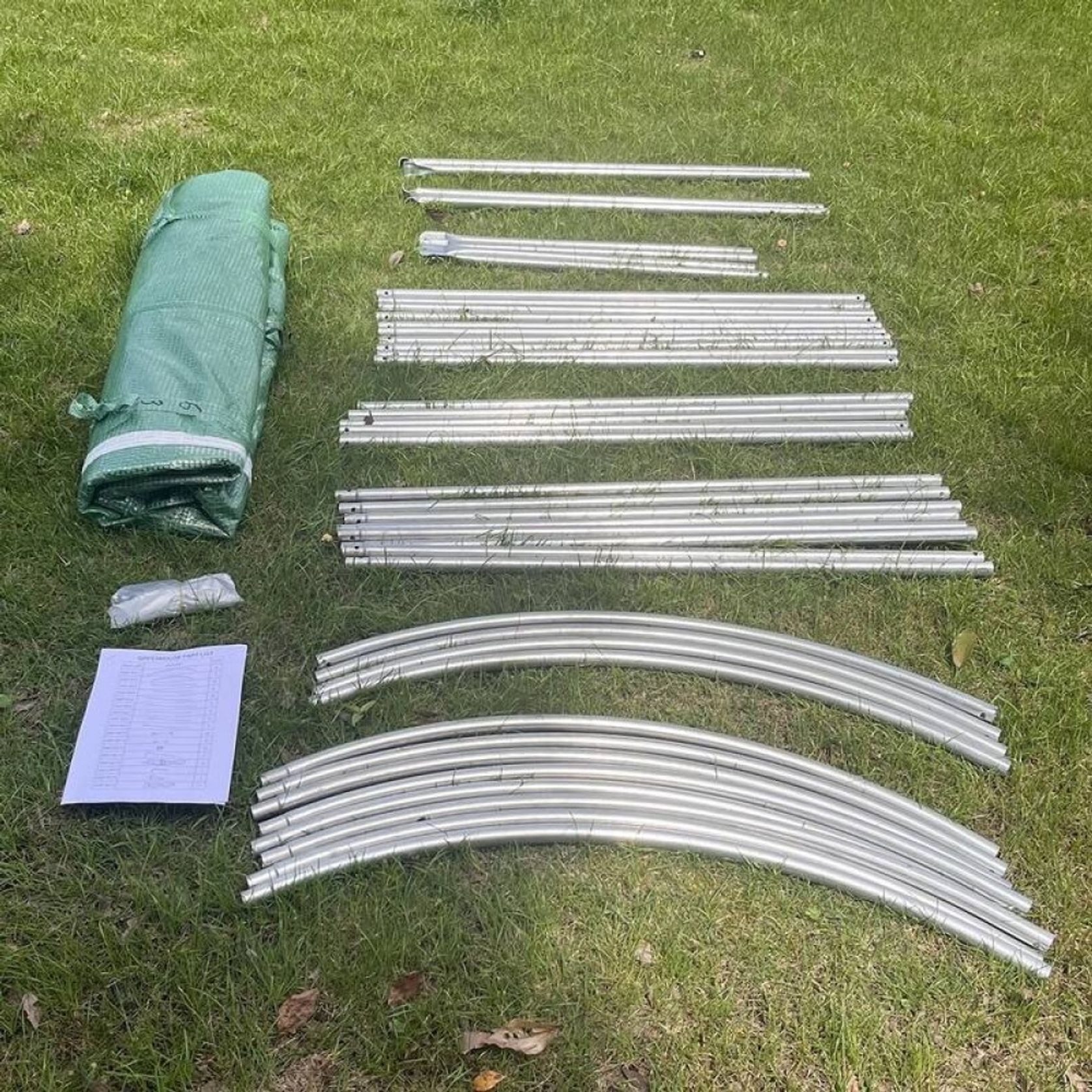 Strong Tunnel Greenhouse Galvanised Frame | 3m gallery detail image