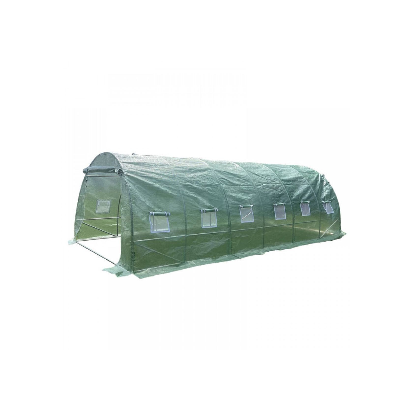 Strong Tunnel Greenhouse Galvanised Frame | 10m gallery detail image