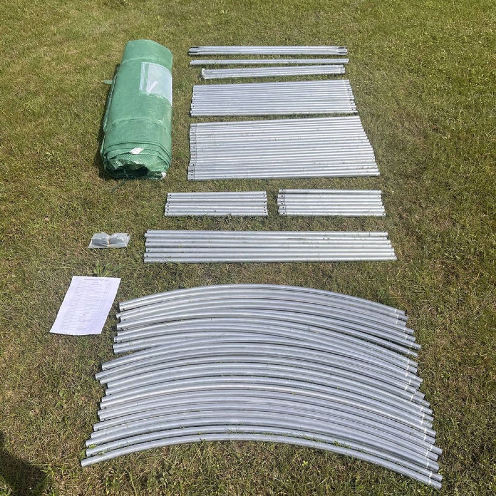 Strong Tunnel Greenhouse Galvanised Frame | 10m gallery detail image