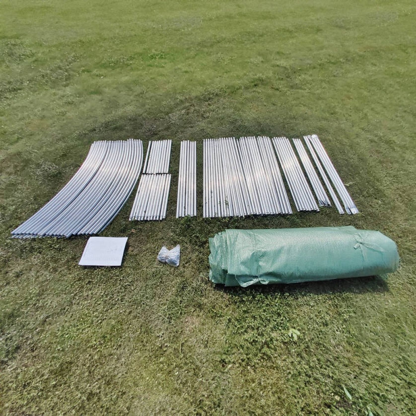 Strong Tunnel Greenhouse Galvanised Frame | 6m gallery detail image