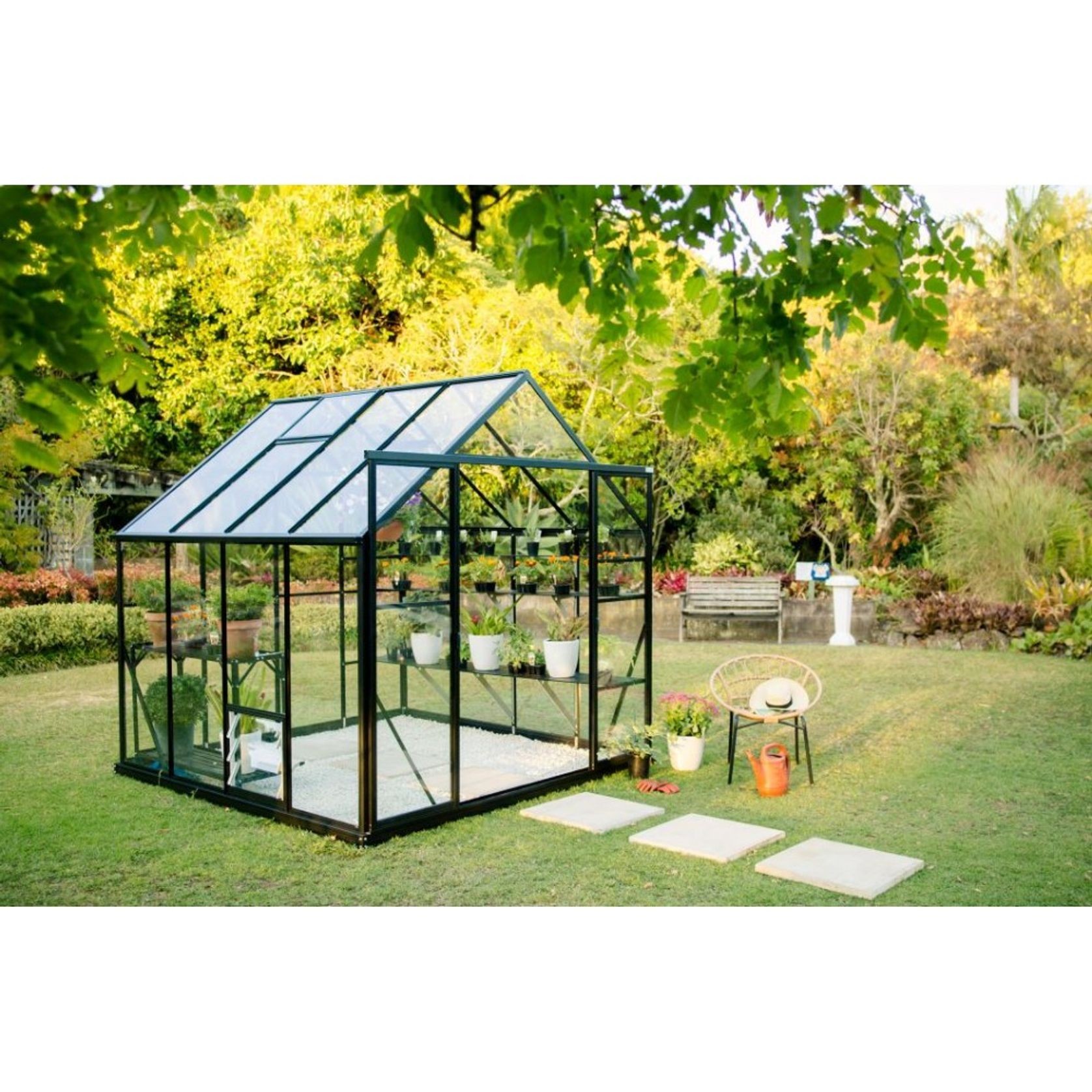 Winter Gardenz Greenhouse 8ft wide series gallery detail image