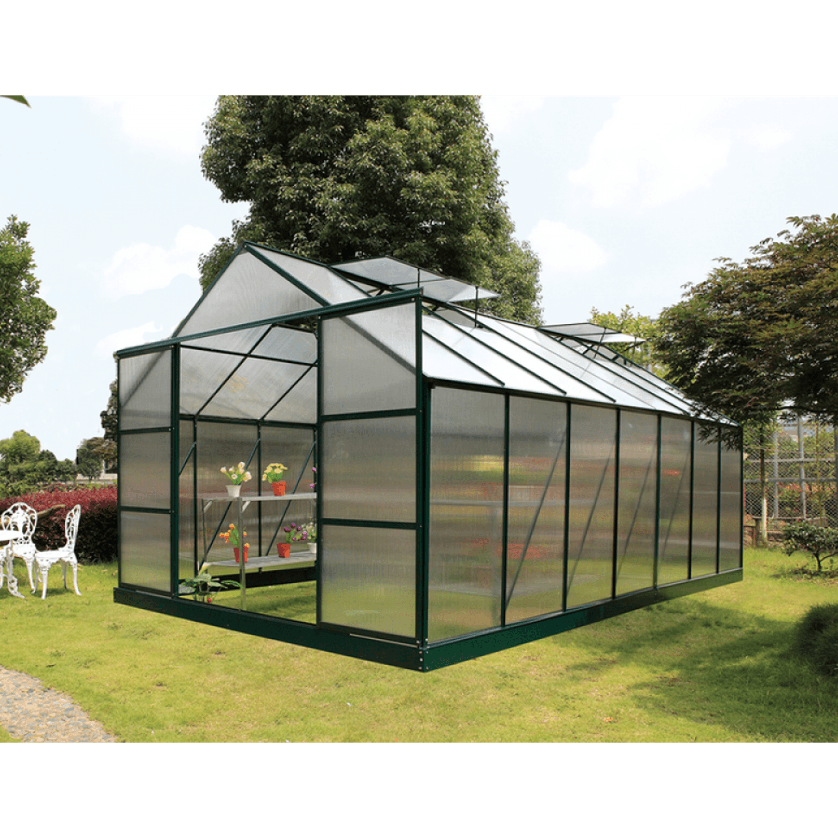 Ultimate Greenhouse 6mm Twin Wall 2400 x 4400mm gallery detail image
