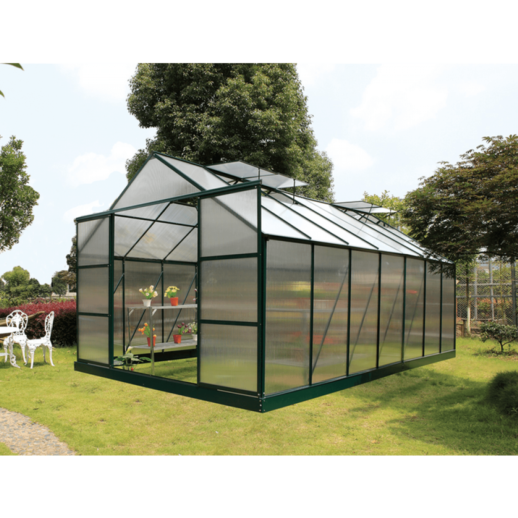 Ultimate Greenhouse 6mm Twin Wall 3000 x 6000mm gallery detail image