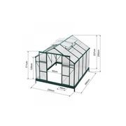 Ultimate Greenhouse 6mm Twin Wall 2400 x 2900mm gallery detail image