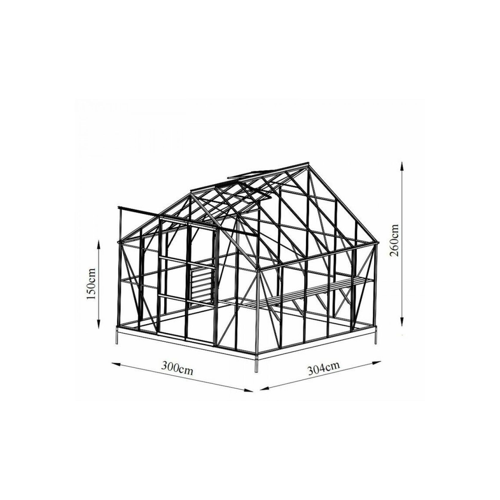 Glasshouse 4mm Tempered Glass | FW-HT1010 gallery detail image