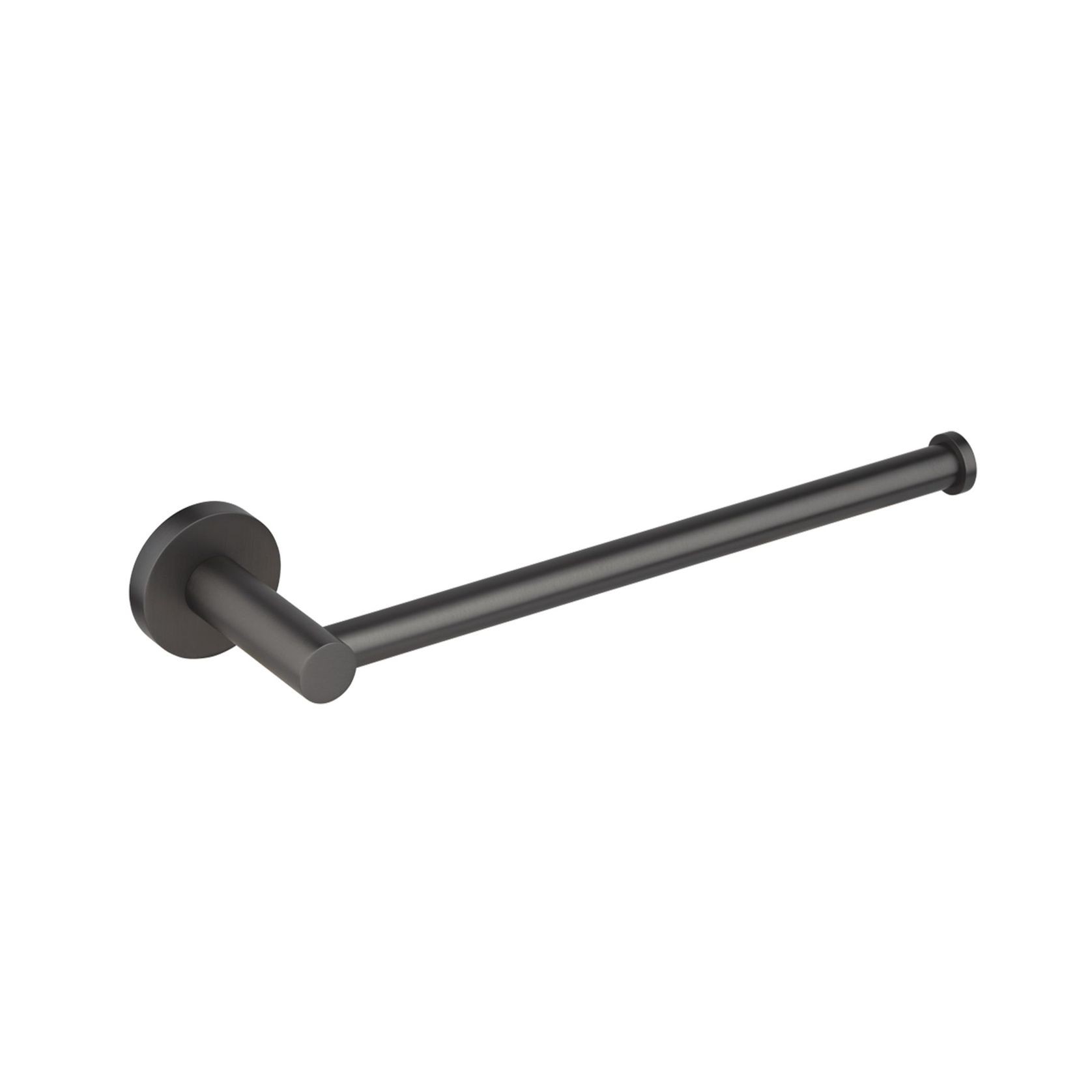 Elysian Hand Towel Holder - Brushed Gunmetal gallery detail image