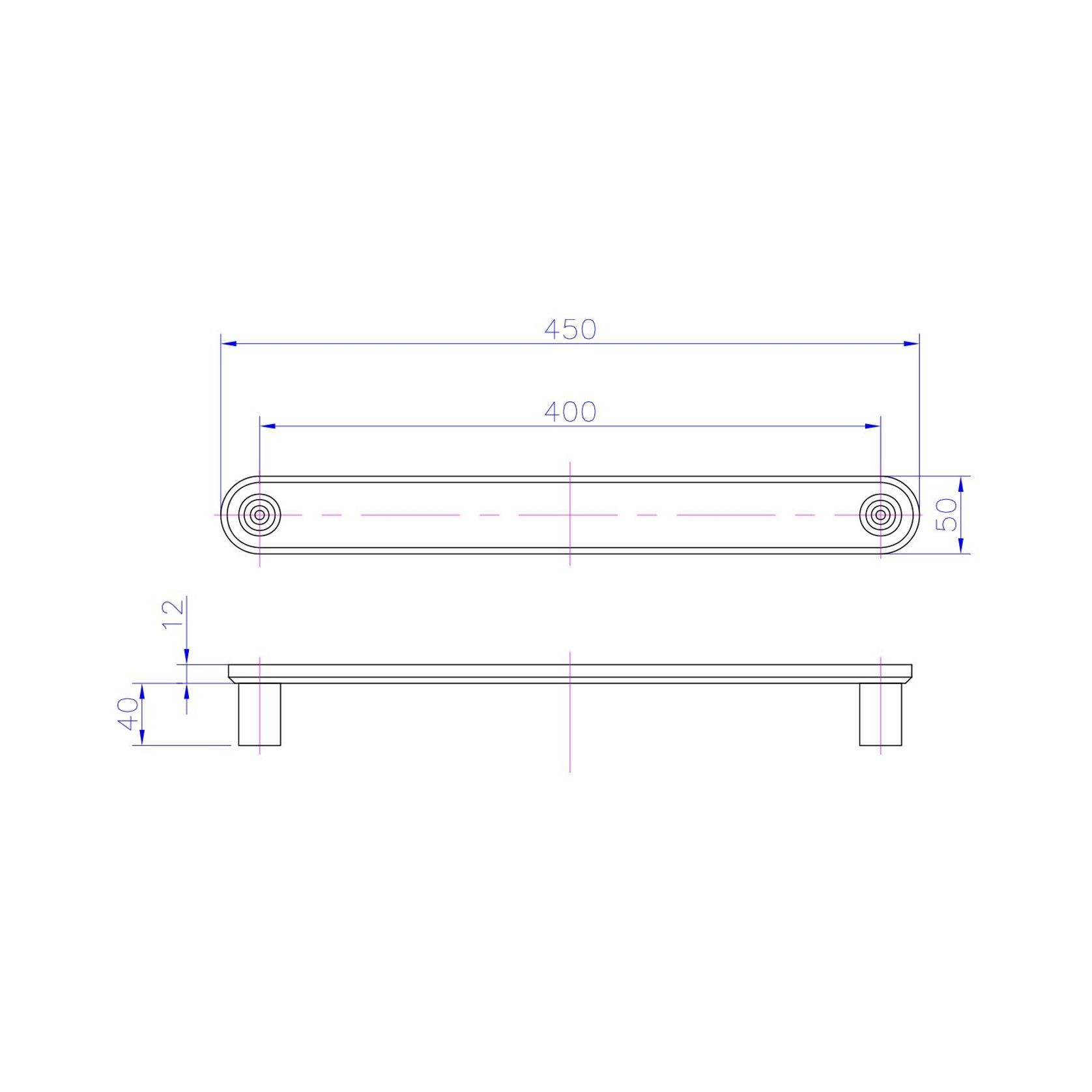 iStone Towel Rail 450mm gallery detail image
