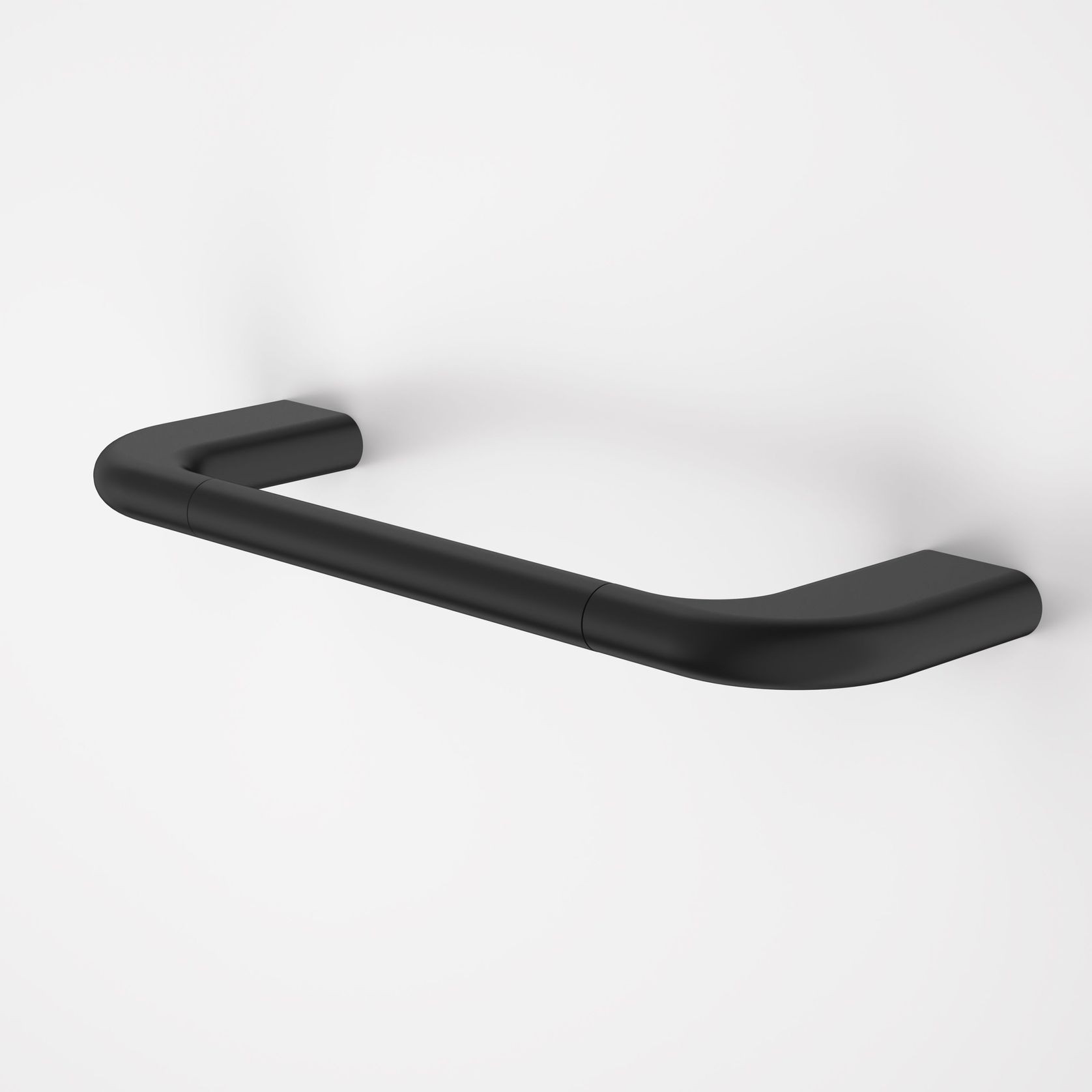 Contura II Hand Towel Rail | Matte Black gallery detail image