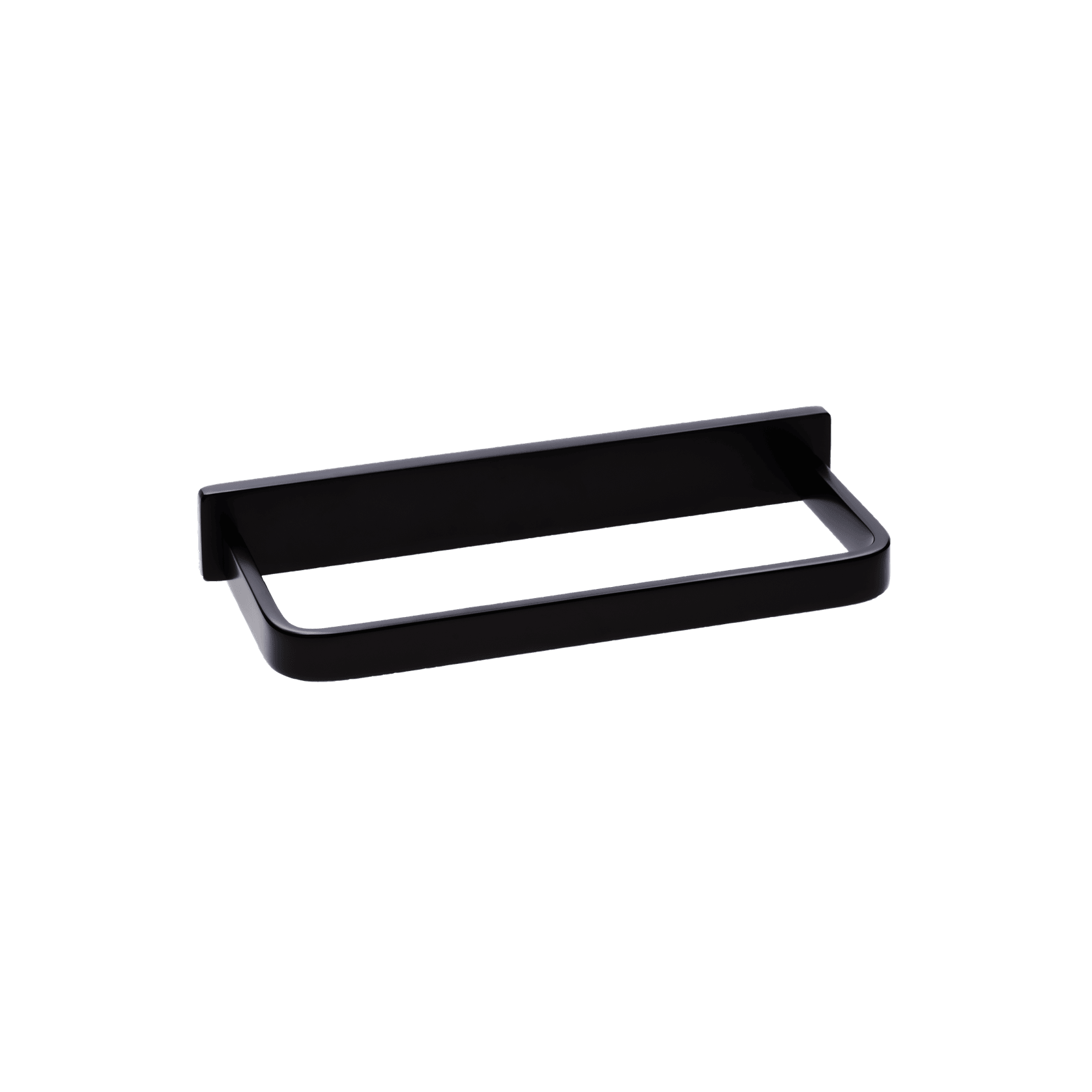 Cubic Hand Towel Holder 205mm Satin Black gallery detail image