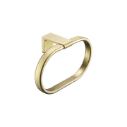 Abode Towel Ring Brushed Brass gallery detail image