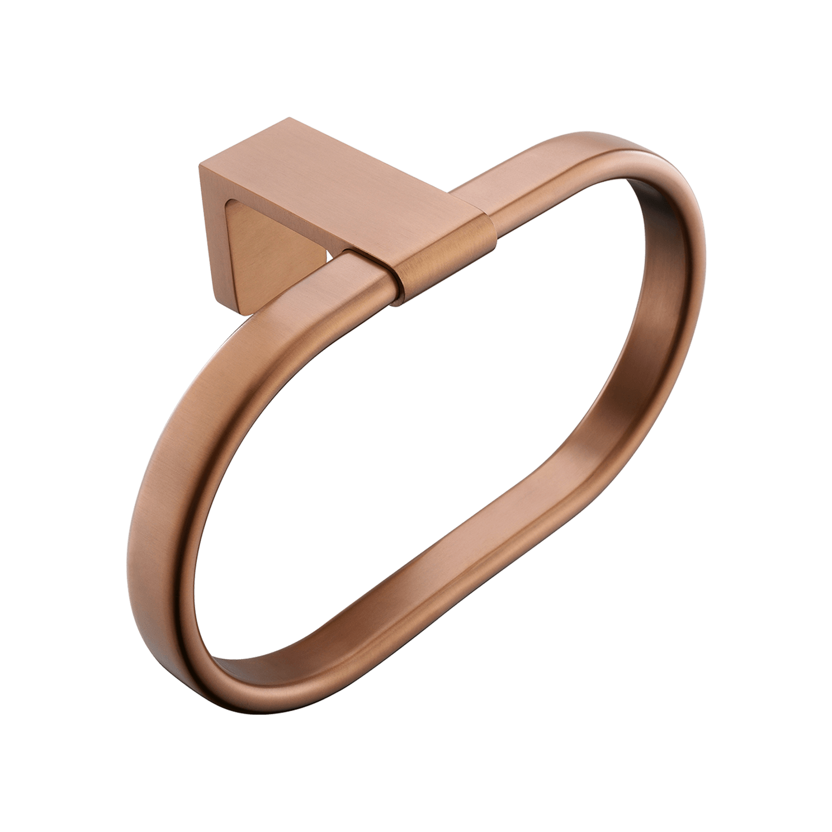 Abode Towel Ring Brushed Copper gallery detail image