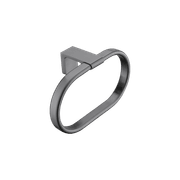 Abode Towel Ring Gun Metal gallery detail image