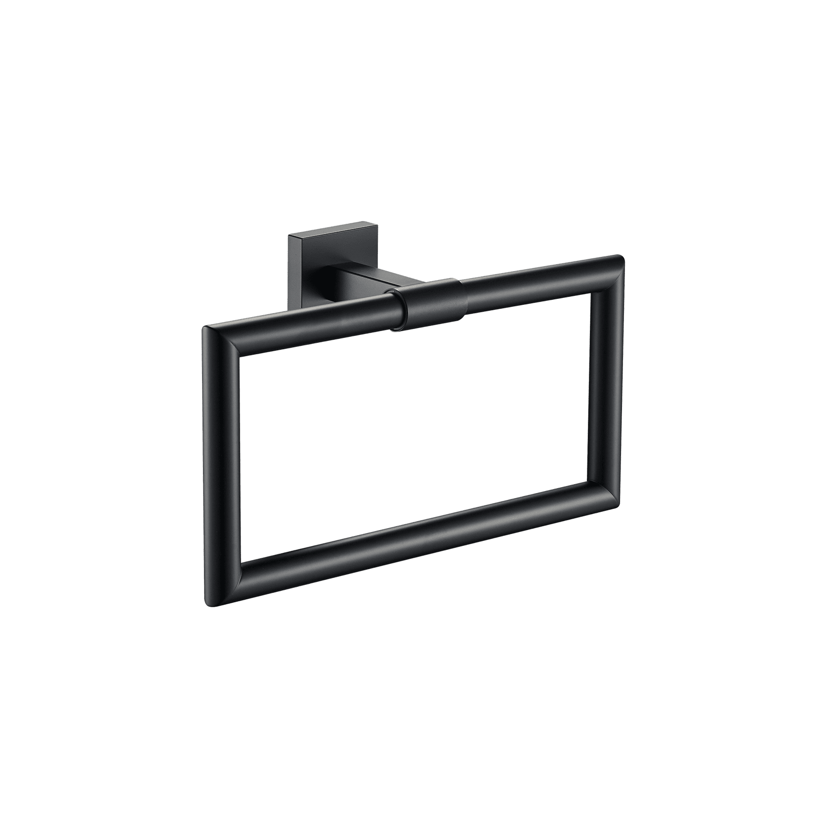 Butler Towel Ring Matte Black gallery detail image