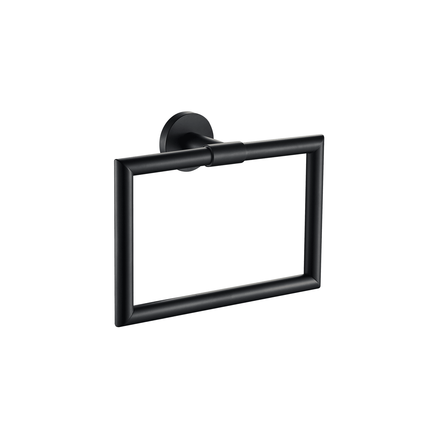 Colab Hand Towel Ring Matte Black gallery detail image