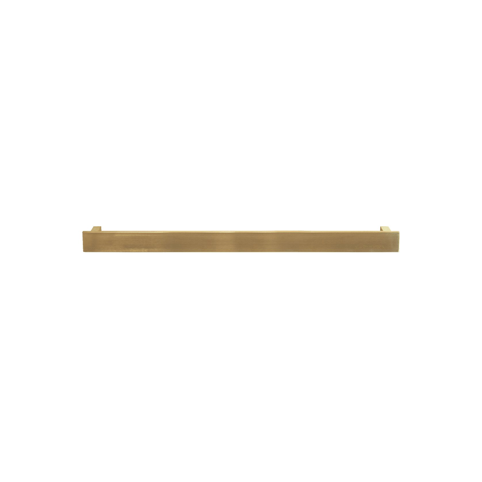 Towel Rail Bar Square 12V 850mm Brushed Gold gallery detail image