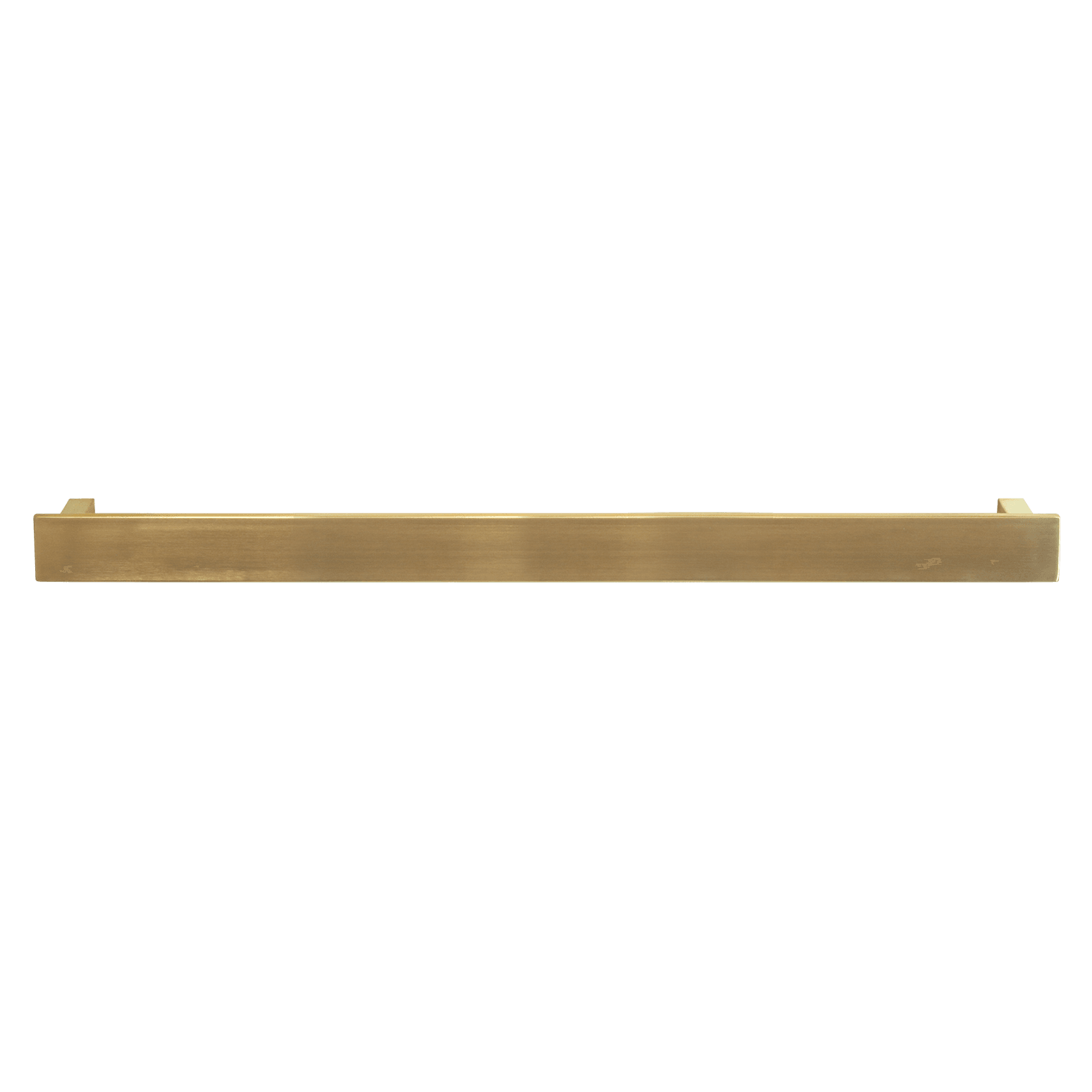 Towel Rail Bar Square 12V 850mm Brushed Gold gallery detail image