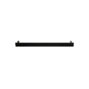 Towel Rail Bar Square 12V 850mm Satin Black gallery detail image