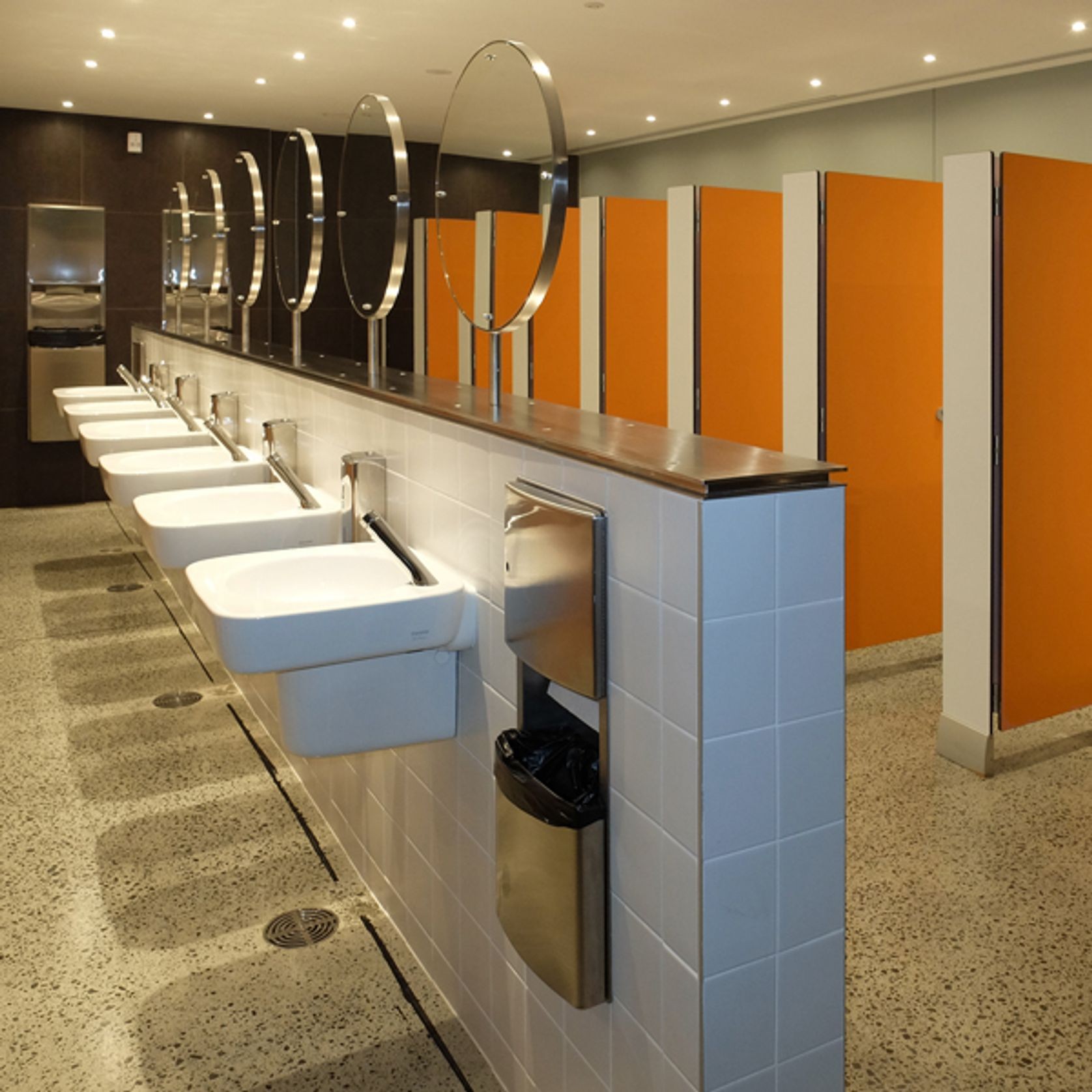 ASI Roval Recessed Mounted Paper Towel Dispenser and Waste Bin gallery detail image