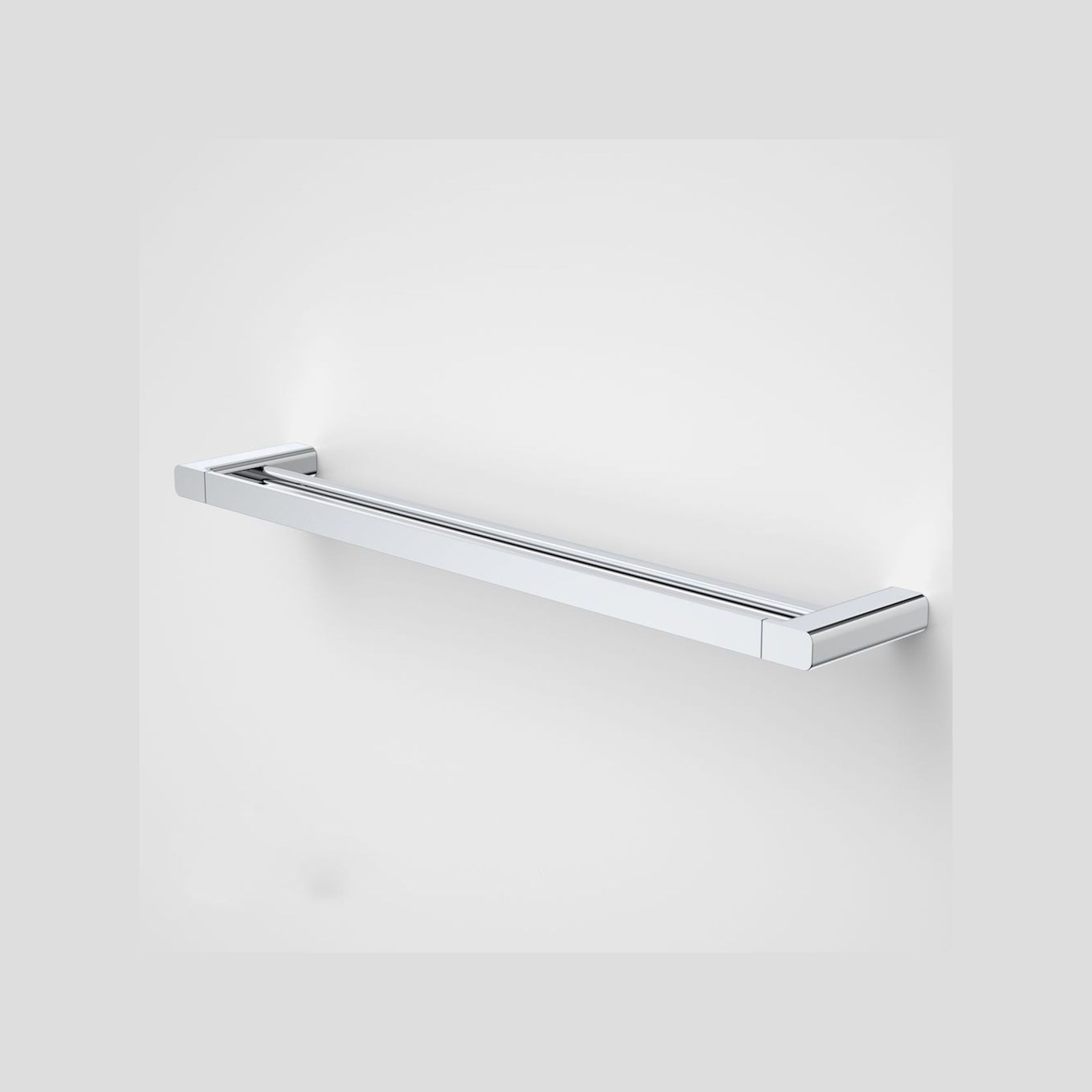 Luna Double Towel Rail 630mm gallery detail image