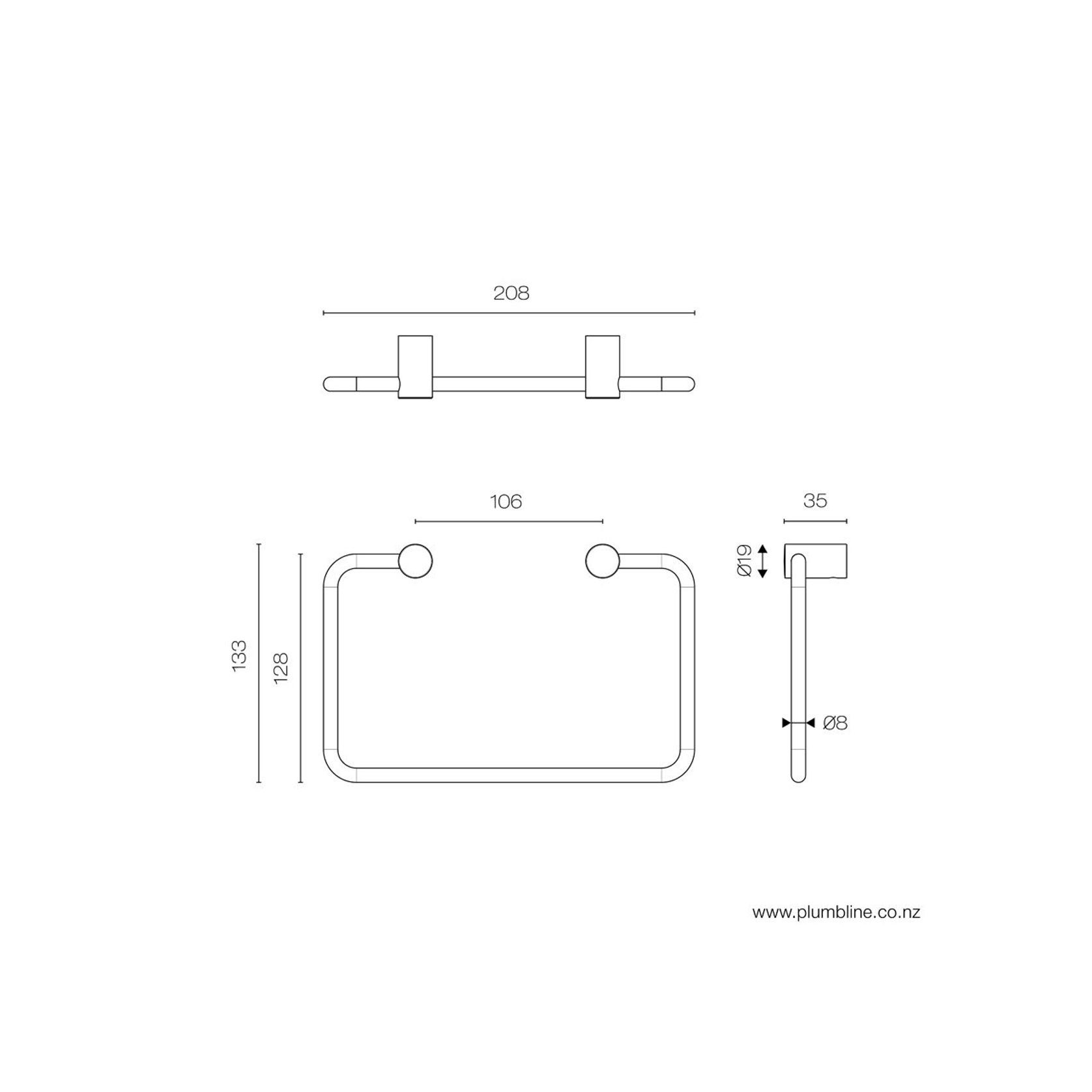 Swiss Towel Ring gallery detail image