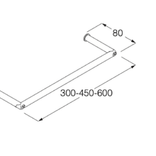 Minimal Towel Holder by Boffi gallery detail image