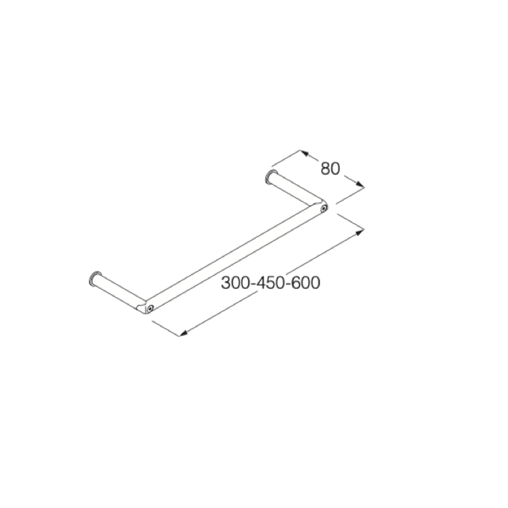 Minimal Towel Holder by Boffi gallery detail image