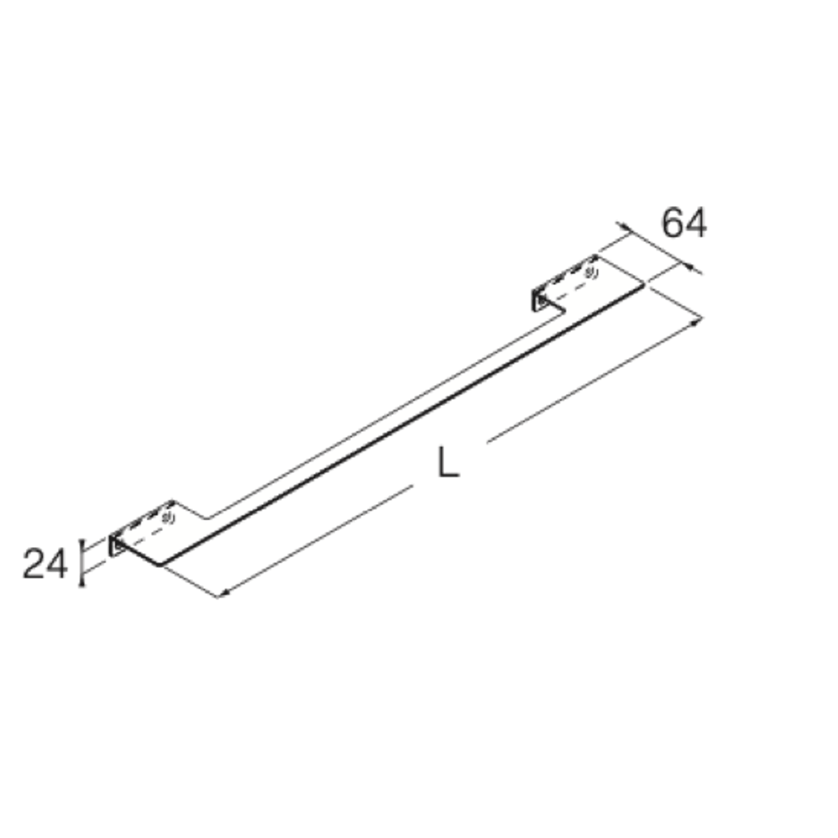 Blade Towel Holder by Boffi gallery detail image