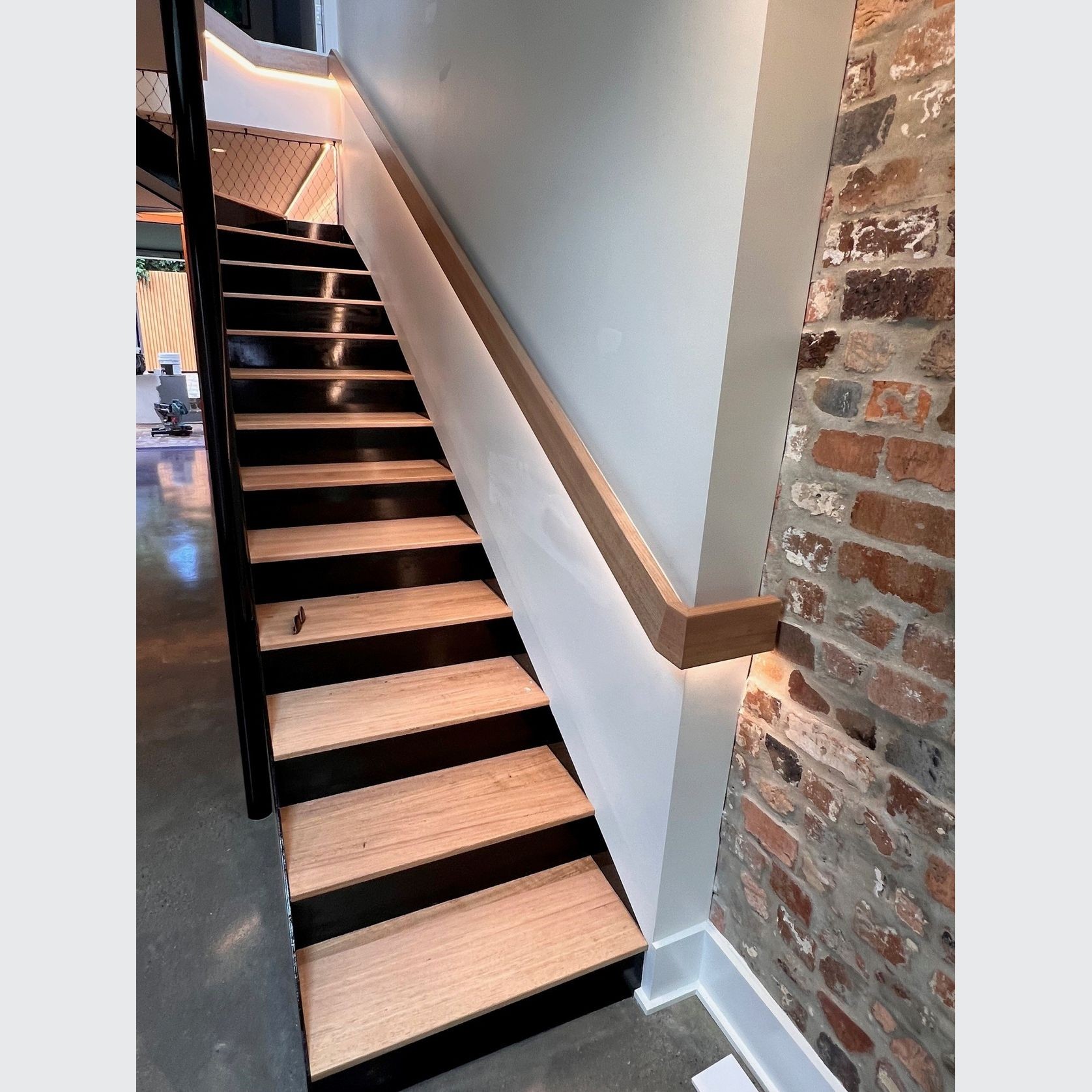 Rectangular Timber Handrail gallery detail image