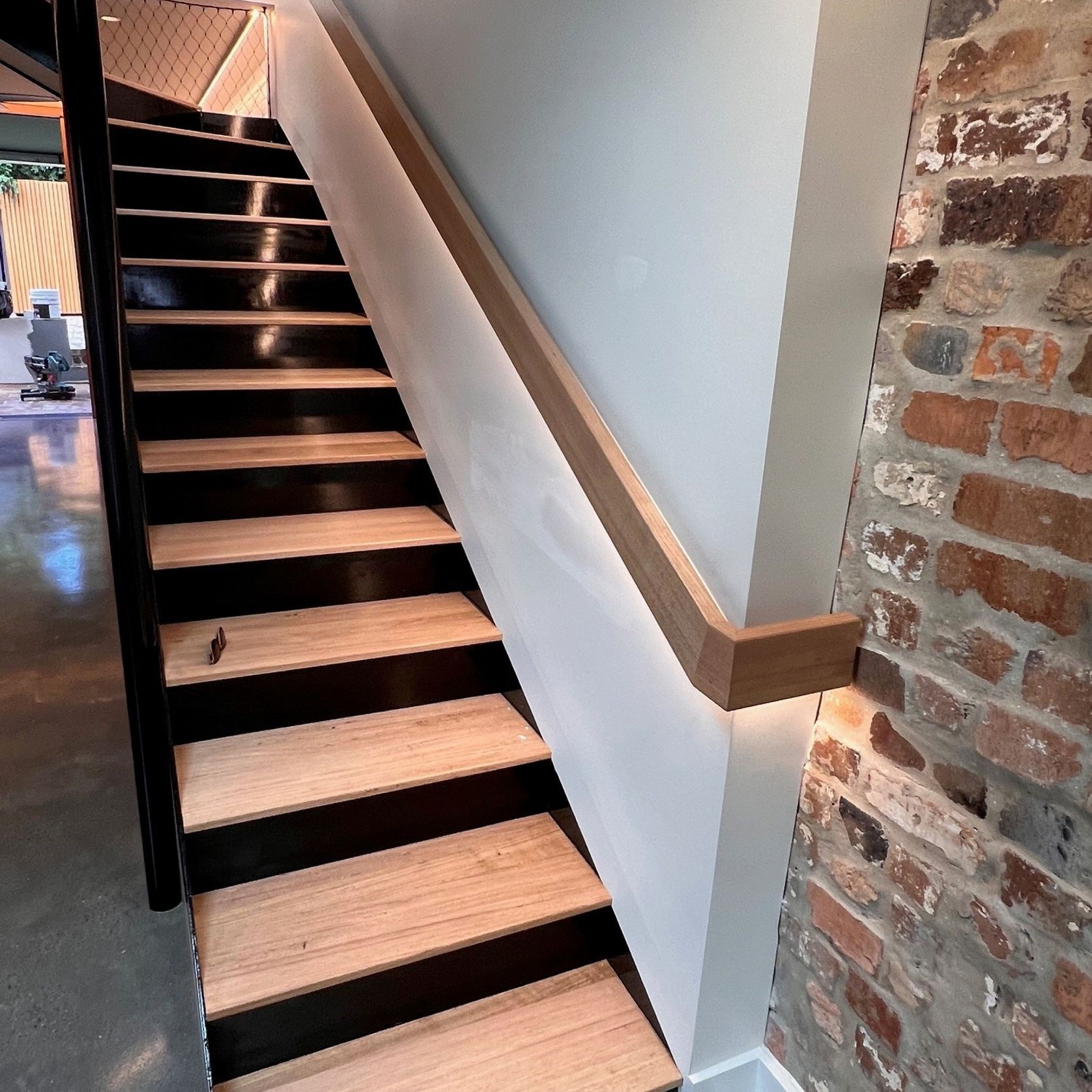 Rectangular Timber Handrail gallery detail image