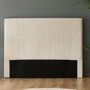 Cannes Double Upholstered Headboard | Beige gallery detail image