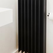 Double Gordon Heated Towel Rail | Black gallery detail image