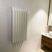 Double Gordon Heated Towel Rail | White gallery detail image