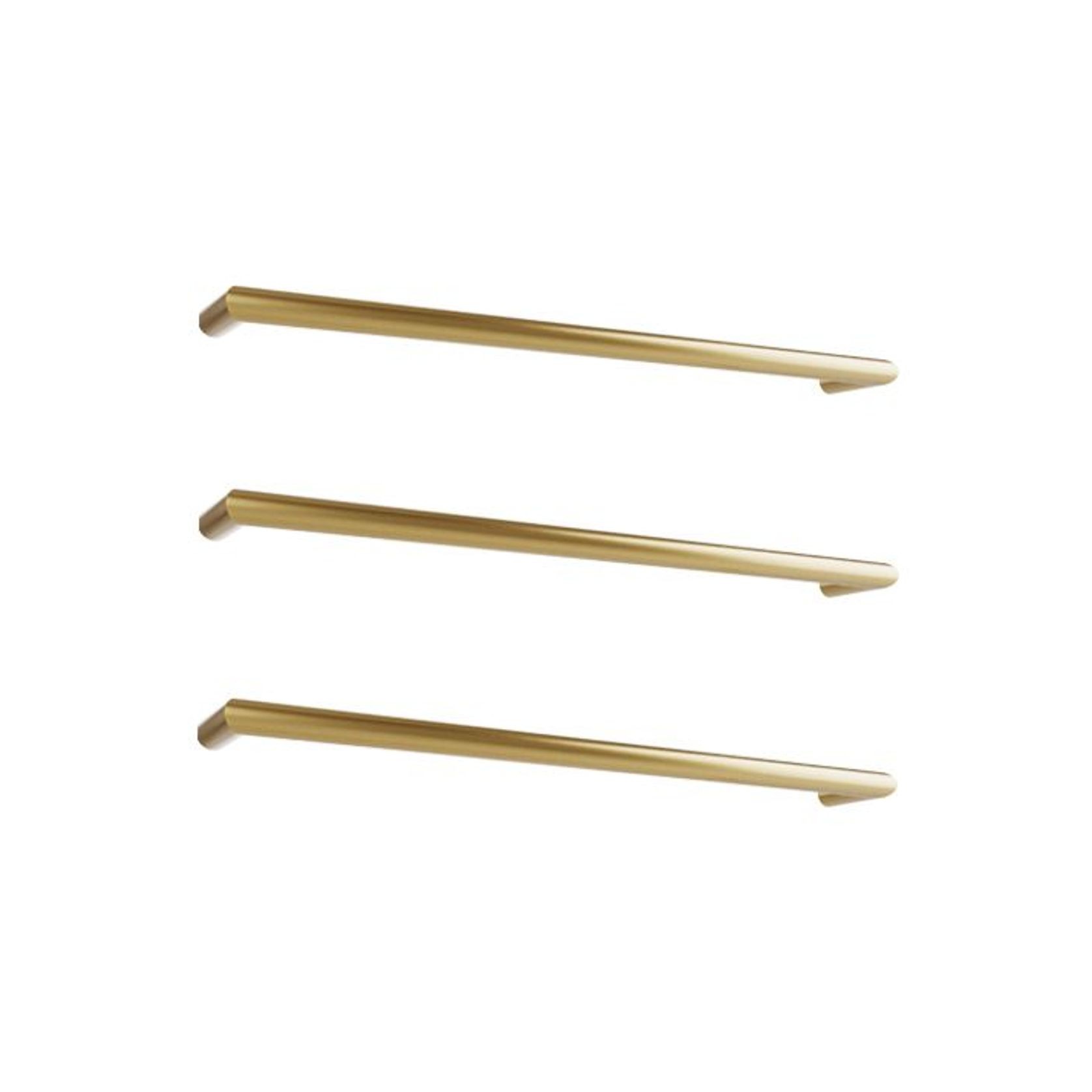 Toro Round Heated Towel Rail - 432mm gallery detail image